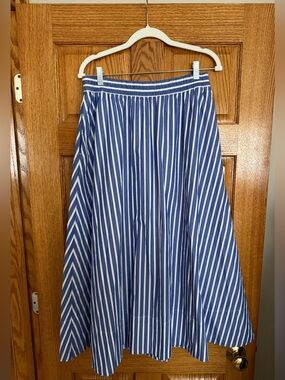 Gap Poplin Maxi Skirt